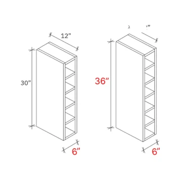 Wine cube cabinet witdth 6w, height 36h