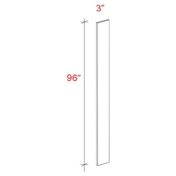 Shaker White Universal Filler 3 X 96