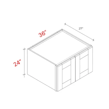 Shaker Grey 36_w X 24_h X 27_d Wall Cabinet