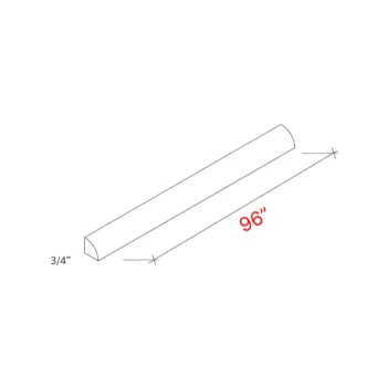 Shaker Grey 96_w Quarter Round Molding