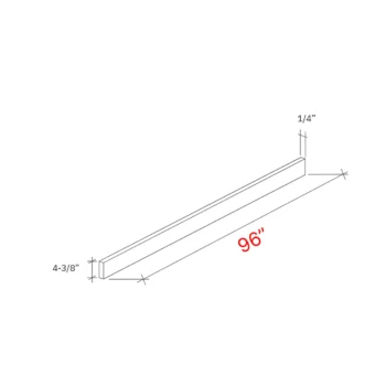 Shaker Grey 96w X 4 38h Toe Kick 2