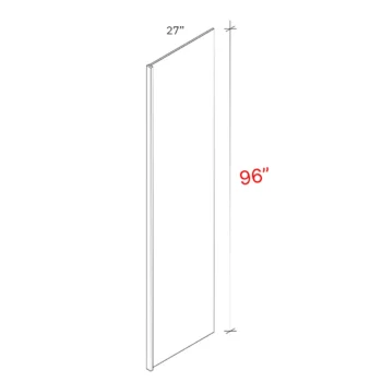 Shaker Grey Refrigerator Panel 96h x 27d (Includes 1 12 Front Filler)