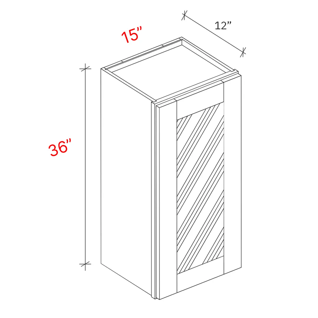 Bevel White 15"w X 36"h Clear Glass Door Wall Cabinet (Matching Interior) 1 Bevel White 15_w X 36_h Clear Glass Door Wall Cabinet (Matching Interior)