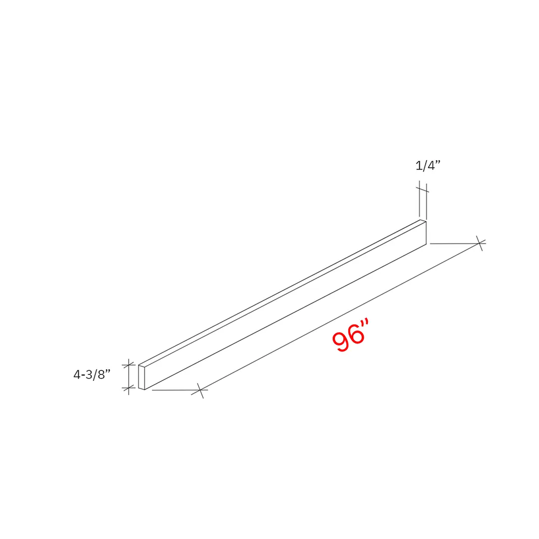 Bevel White 96w X 4 3 8h Toe Kick