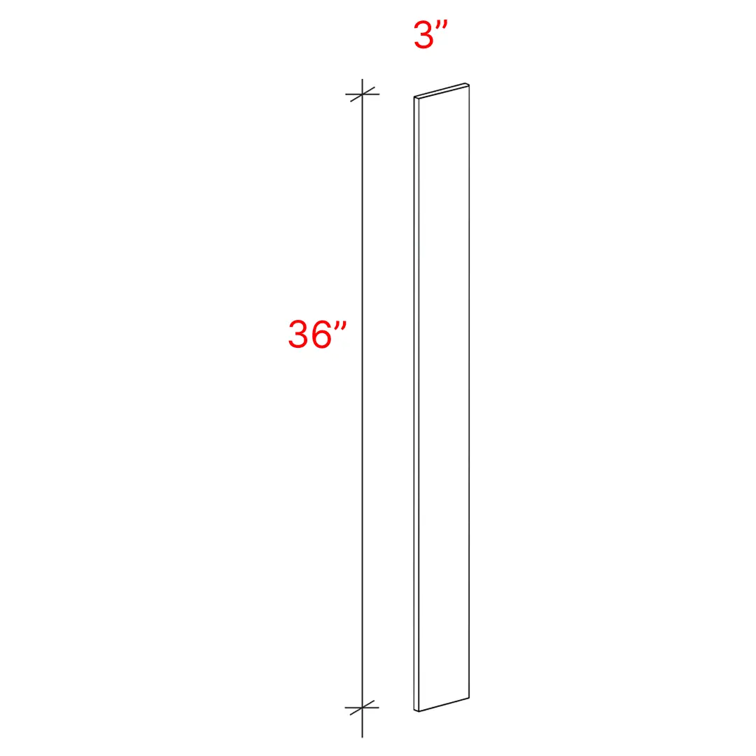 Bevel White Universal Filler 3_ X 36_