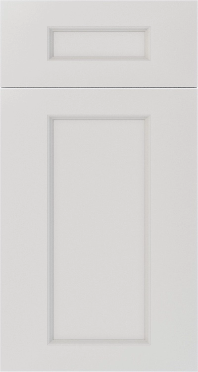 Double Dove White kitchen cabinet door in Cleveland, Ohio