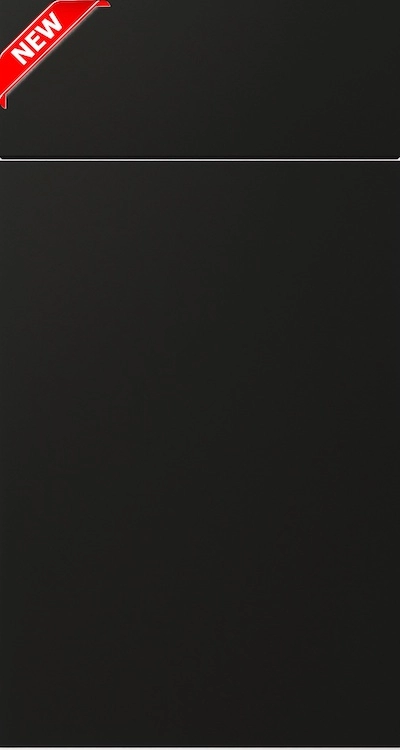 Matte Black kitchen cabinet door from our Cleveland Ohio cabinet warehouse