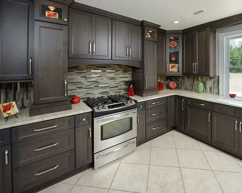 West Point Grey kitchen cabinets installed in a Cleveland Ohio home