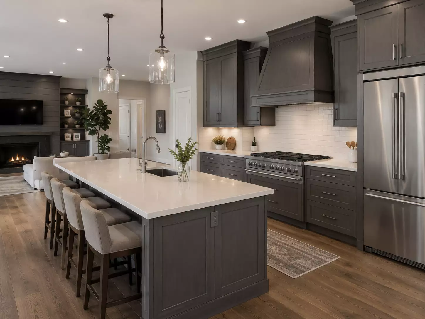 Finished kitchen cabinets from our Cleveland Ohio warehouse