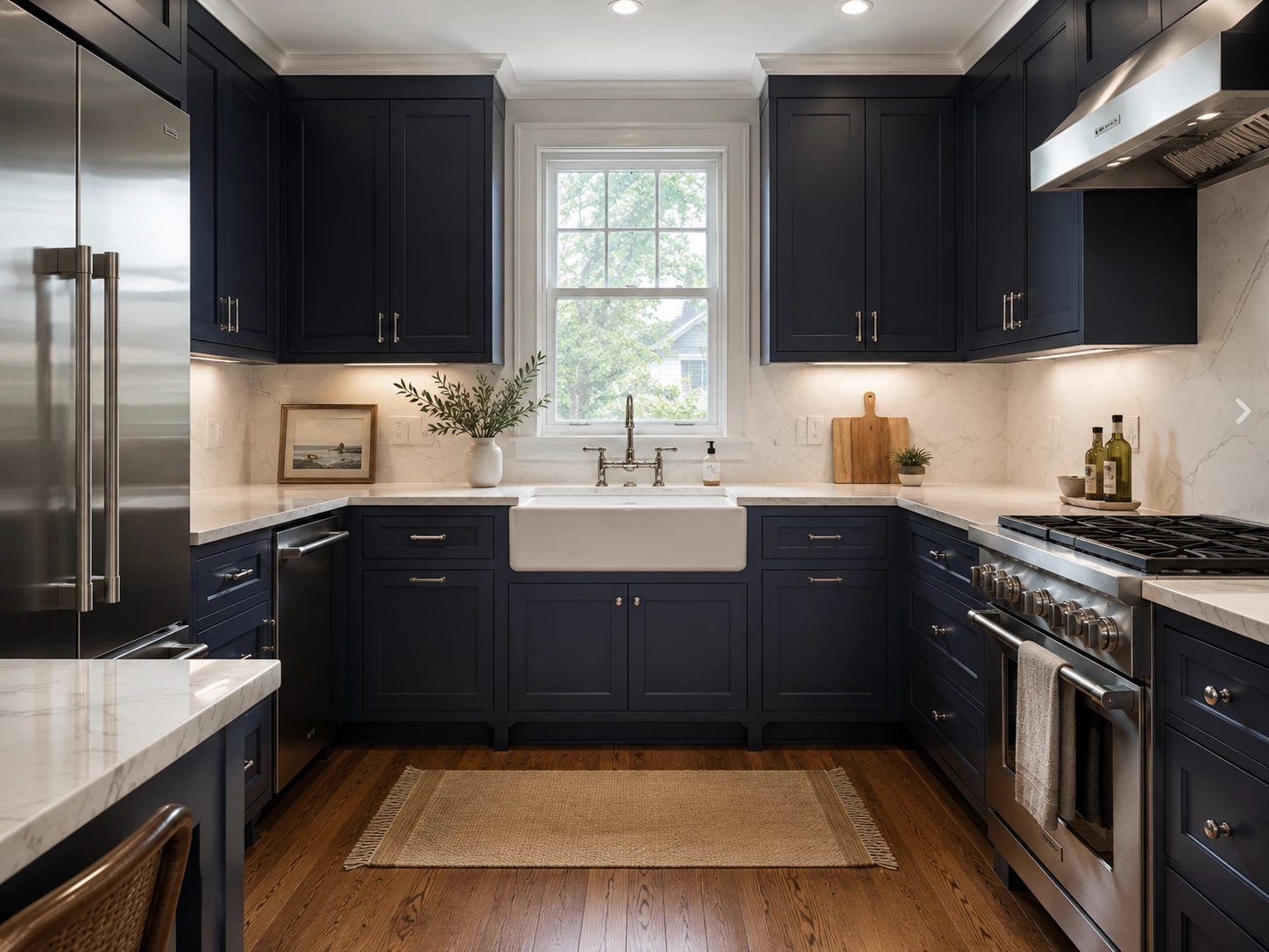 Dark blue Naval cabinet doors, kitchen cabinets Cleveland Ohio