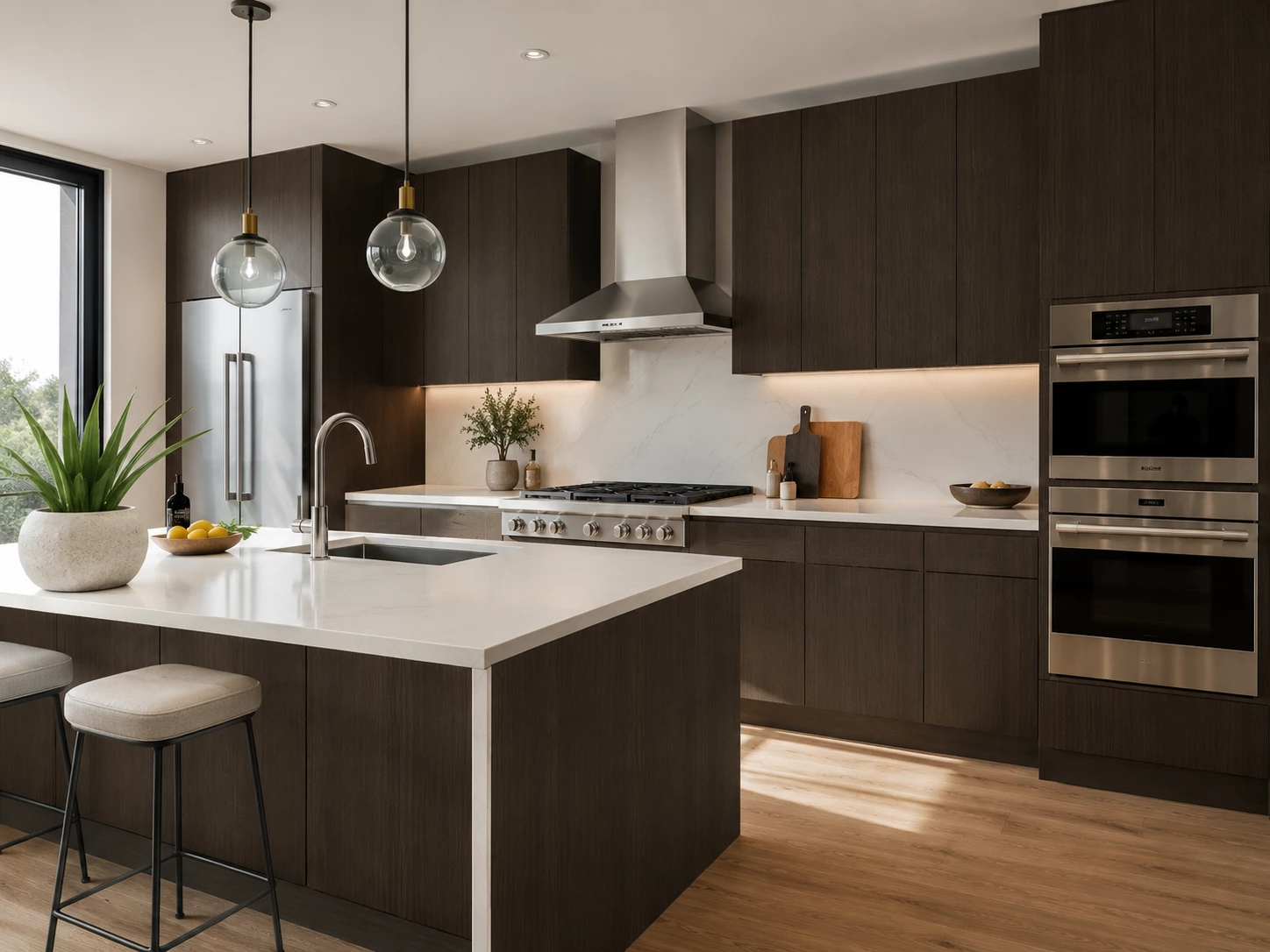 Dark oak Oak Shade RTA kitchen cabinets Cleveland Ohio