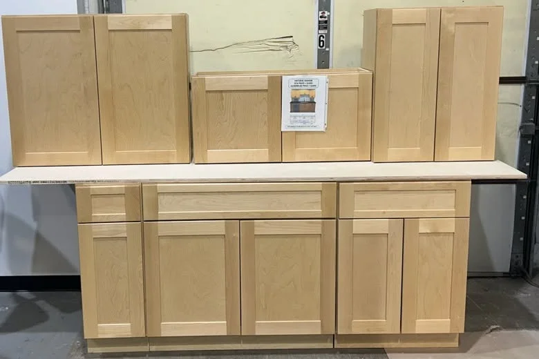 Shaker Driftwood cabinet set for a Lakewood Ohio kitchen