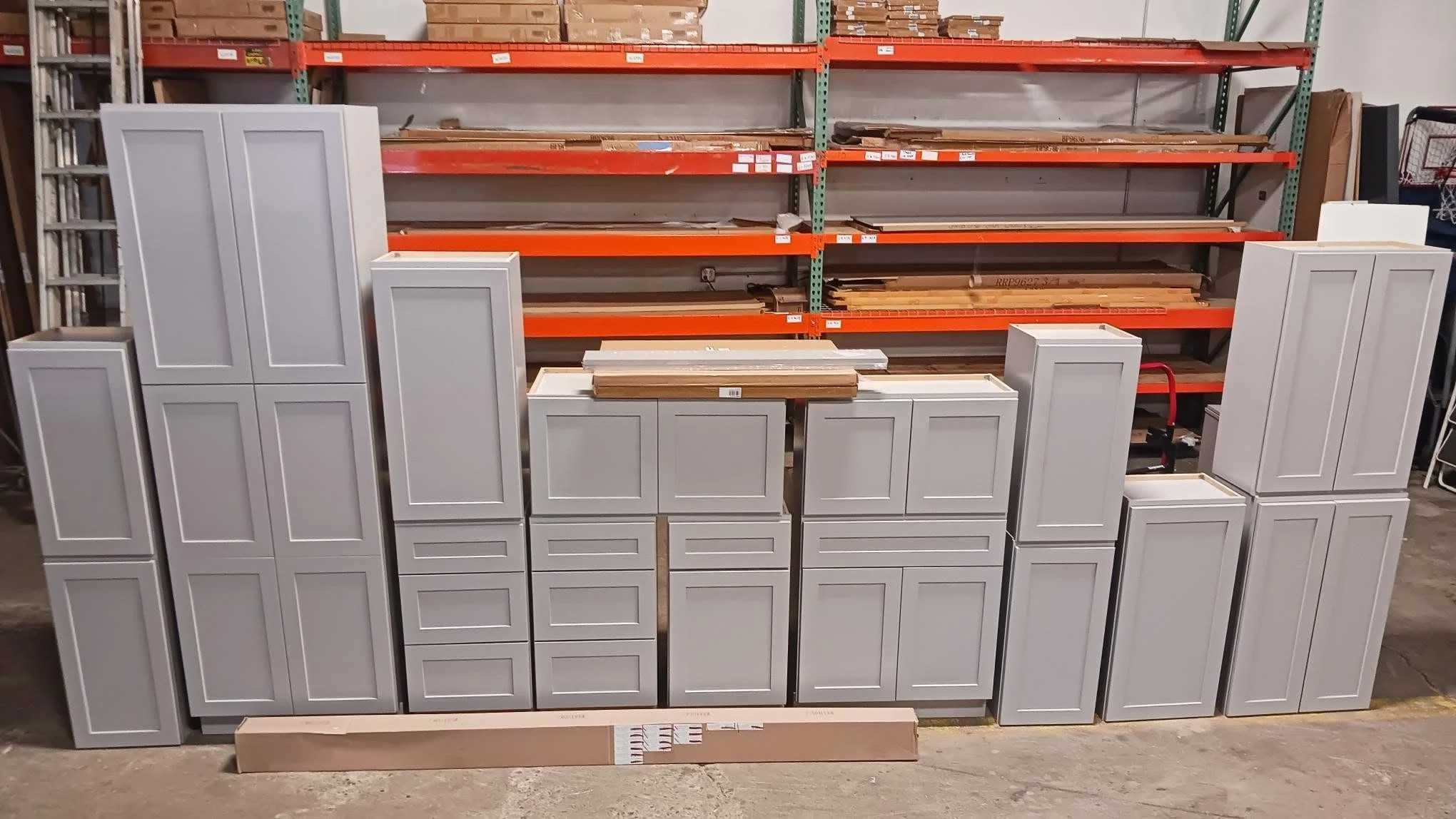 Light grey shaker cabinets for a Parma Ohio kitchen