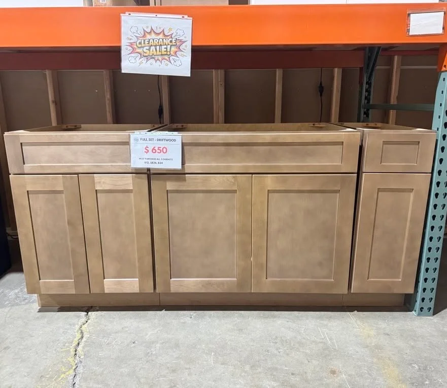 Shaker Driftwood kitchen cabinets for Lorain Ohio homes