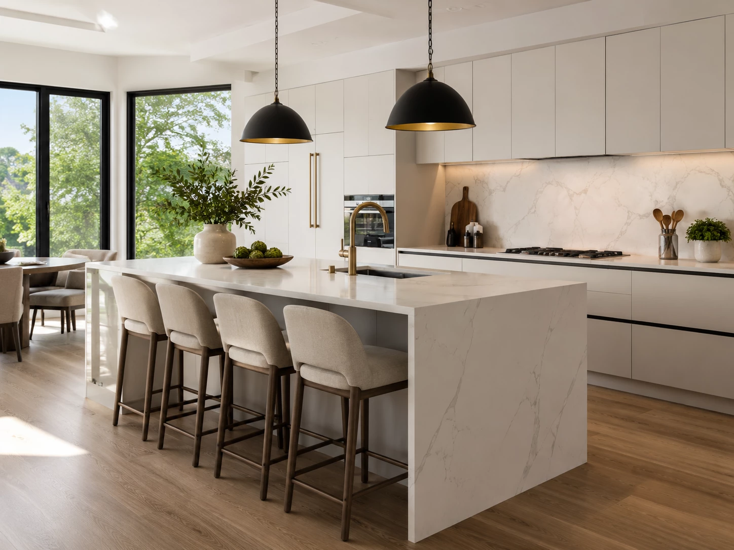 Soft ivory cabinet doors, Matte Ivory kitchen cabinets Cleveland Ohio