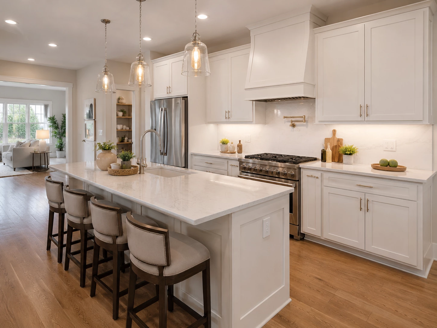 Soft white Shaker cabinet doors Cleveland Ohio